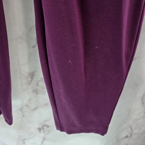 Torrid Pants Womens 3 3X Regular Purple Stretch Pull On Ponte Pixie High Rise - Picture 4 of 12